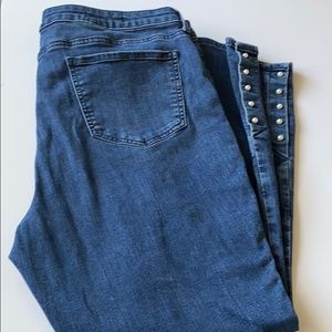 NYDJ for Chicos Pearl Edge Jeans Sz 16